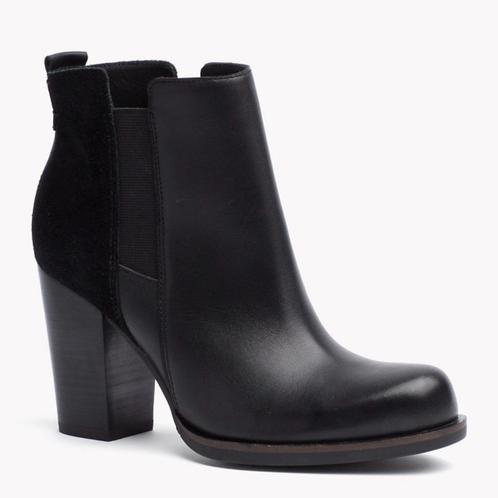 Tommy Hilfiger zwarte suede leren enkellars bottinen maat 39, Kleding | Dames, Schoenen, Nieuw, Lage of Enkellaarzen, Zwart, Ophalen of Verzenden