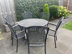 Tuinset met 6 stoelen, Ophalen, Overige materialen, Gebruikt, 6 zitplaatsen