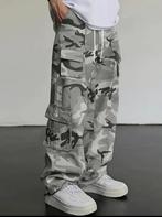 Camouflage Cargo Broek, Ophalen of Verzenden, Nieuw, Maat 48/50 (M), Grijs