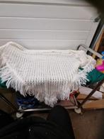 poncho sjaal wit gehaakt, Ophalen of Verzenden, 'T Olde Gre-j, Info@toldegrej.nl, Endepoelstraat 20f Didam