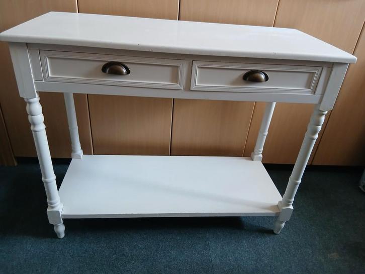 Kaptafel/ sidetable met kruk, Huis en Inrichting, Tafels | Sidetables, Ophalen