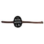 LBD Luchtbeschermingsdienst plv. Blokhoofd armschild (2), Verzamelen, 2288CL, Info@dbmmilitaria.nl, Ophalen of Verzenden, DBM militaria