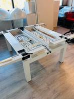 Gispen duo bureau Gispen TM Duo 140 x 80, Ophalen, Elektrisch, Zo goed als nieuw, Bureau