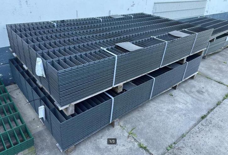 25 x Dubbelstaafs hekwerken 143/250cm €1075,-, Tuin en Terras, Gaas en Draad, Nieuw, Gaas, 20 meter of meer, Ophalen