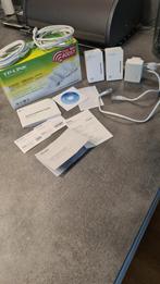 TP-Link AV500 Powerline wifi- versterkers,helemaal compleet!, Computers en Software, Netwerk switches, Ophalen, Gebruikt