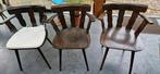 Oude Café Stoelen (6 stuks), Huis en Inrichting, Ophalen, Gebruikt, Café, Bruin
