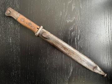 WO2 K98 bajonet & schede, matchende maker beschikbaar voor biedingen