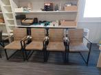4x eetkamer stoel - in goede staat, Ophalen, Zo goed als nieuw, Bruin, Vier