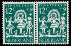 Jaar 1961 NVPH 762 paartje Kinderzegels Folklore Pinksteren., Ophalen of Verzenden, Na 1940, Postfris