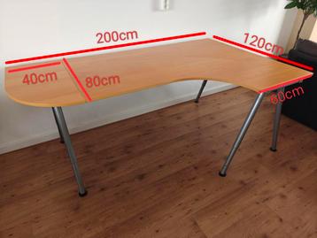 Ikea hoekbureau Galant - afbeelding 1