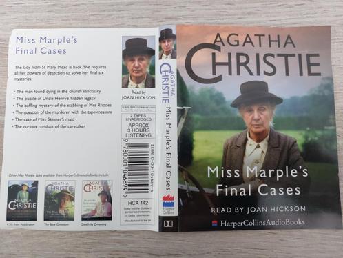 AGATHA CHRISTIE - MISS MARPLE'S FINAL CASES (2 MC'S), Boeken, Luisterboeken, Cassette, Volwassene, Ophalen of Verzenden