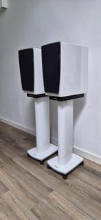 Dynaudio Stand 6 (wit) met Contour Baseplates (2 stuks), Audio, Tv en Foto, Zo goed als nieuw, Minder dan 60 watt, Front, Rear of Stereo speakers