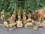 Kerstgroep groot/ gips/ 21 delig., Ophalen of Verzenden