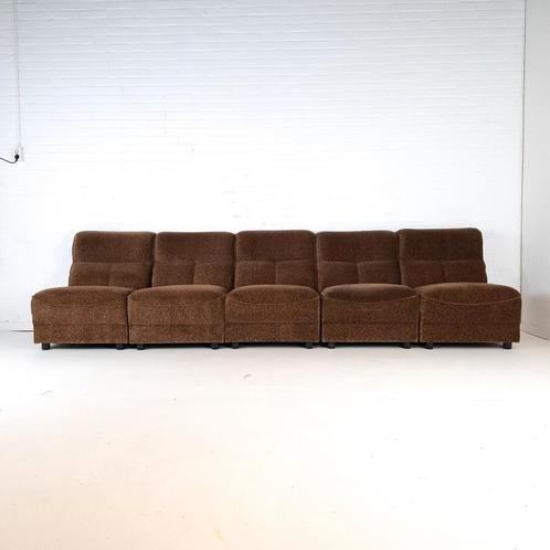 Vintage elementen bank 5 delig, Antiek en Kunst, Antiek | Meubels | Stoelen en Banken, Ophalen