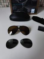 47- Originele porsche design unisex piloten zonnebril met re, Overige merken, Zonnebril, Bruin, Ophalen of Verzenden