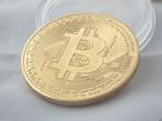 1 Gouden 24K MJB 2013 Bitcoin herdenkings Munt verguld!, Postzegels en Munten, Munten en Bankbiljetten | Verzamelingen, Nederland en Buitenland