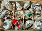 Oude zilveren kerstballen ornamenten, Diversen, Kerst, Ophalen of Verzenden