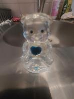 Kristallen Beertje met Blauw Hart, Ophalen