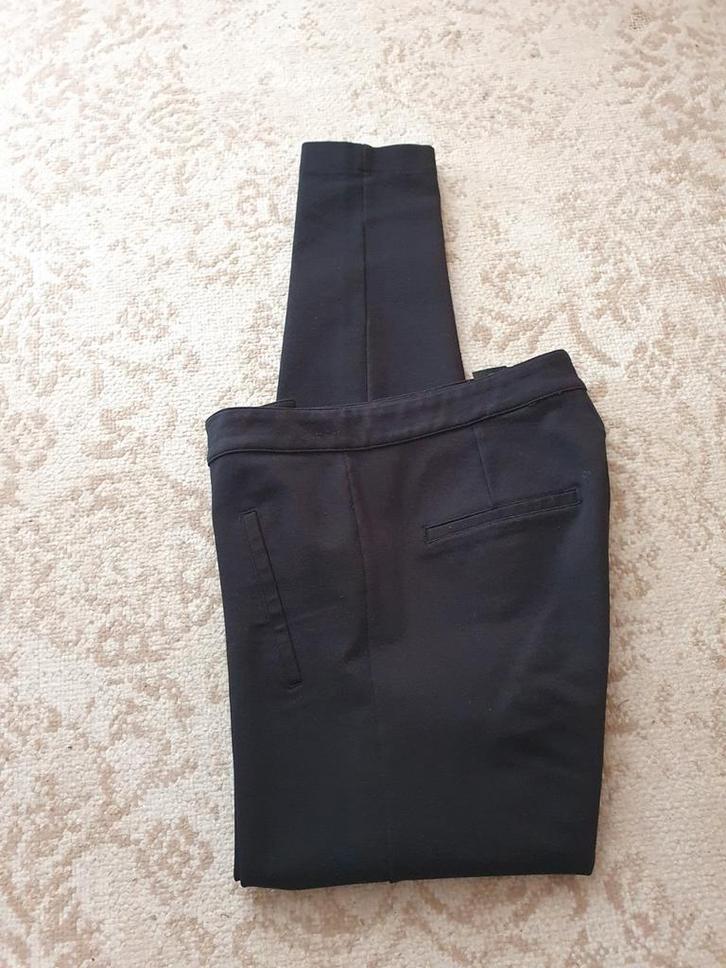 H&M Stretch Damesbroek - Maat S, Kleding | Dames, Broeken en Pantalons, Zo goed als nieuw, Maat 36 (S), Zwart, Lang, Ophalen of Verzenden
