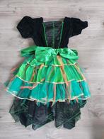 Halloween jurk maat 128 (groen/zwart), Ophalen of Verzenden, Zo goed als nieuw, 122 t/m 128, Meisje