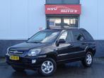 Kia Sportage 2.0 CVVT X-ception airco LEER org NL 2008 zwart, Auto's, Kia, Origineel Nederlands, Te koop, Sportage, 5 stoelen