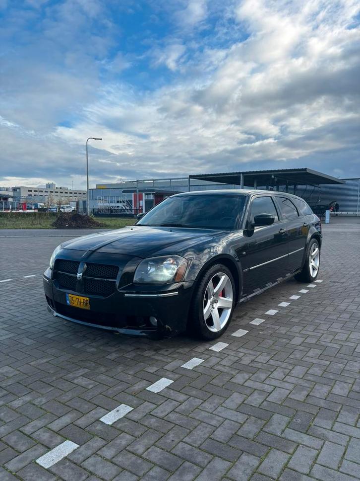 Dodge magnum 6.1 liter v8 srt8 zwart 2006, Auto's, Dodge, Particulier, Benzine, Stationwagon, Automaat, Geïmporteerd, Zwart, Zwart