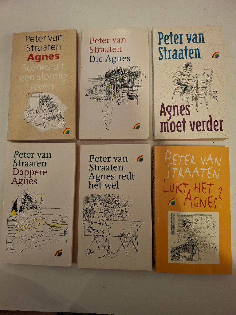 Peter van Straaten - Agnes - 5 zeer leuke pockets !, Boeken, Ophalen of Verzenden, Zo goed als nieuw, Verhalen