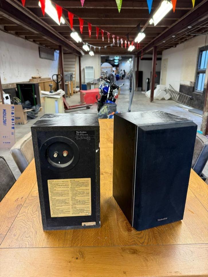 Technics luidsprekers (model SB-R2), Audio, Tv en Foto, Luidsprekers, Gebruikt, Front, Rear of Stereo speakers, 120 watt of meer