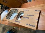 Spoelbak wasbak 94x49 rvs met groente wasbak merk blanco, Ophalen, Nieuw, Rvs, Wastafel