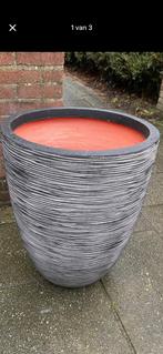 Mooie CAPI bloempot hoogte 58breedte 46, Tuin en Terras, Bloembakken en Plantenbakken, Ophalen, Kunststof, Rond, Zo goed als nieuw
