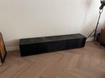 Tv meubel zwart leer, Huis en Inrichting, Ophalen, Overige materialen, Gebruikt, 200 cm of meer