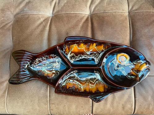 Vintage Vallauris visschaal – uniek keramiek design, Antiek en Kunst, Antiek | Keramiek en Aardewerk, Ophalen of Verzenden