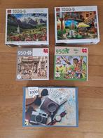 5 puzzels / legpuzzels 3 x1000 2 x 950, Hobby en Vrije tijd, Denksport en Puzzels, Ophalen, 500 t/m 1500 stukjes, Zo goed als nieuw