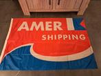 Scheepvaart vlag amer shipping, Ophalen of Verzenden, Zo goed als nieuw, Reclamebord