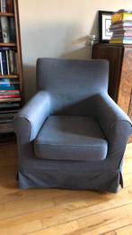 Ikea fauteuil grijs Ektorp jennylund, Ophalen, Gebruikt, 75 tot 100 cm, Stof