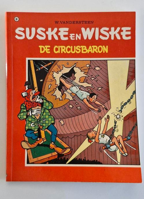 Suske en Wiske De Cisrcusbaron 1971 PRACHTSTAAT, Boeken, Stripboeken, Zo goed als nieuw, Eén stripboek, Ophalen of Verzenden