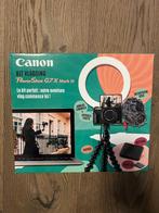 Canon PowerShot G7 X Mark III Vlogging Kit – NIEUW, Audio, Tv en Foto, Fotocamera's Digitaal, Ophalen, Canon, Compact, Nieuw