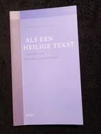 Jan Bodisco Massink, Als een heilige tekst, Ophalen of Verzenden, Gelezen