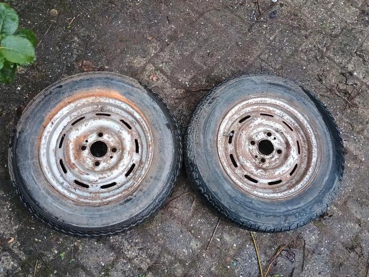 Rekord D velgen roestig, Auto-onderdelen, Overige Auto-onderdelen, Opel, Gebruikt, Ophalen of Verzenden