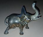 Messing (geel koper) beeldje - Olifant, Ophalen of Verzenden, Gebruikt