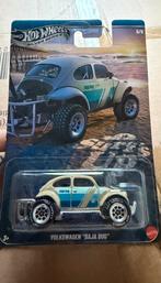 Hotwheels  Volkswagen baja bug (Kaart beschadigd), Ophalen of Verzenden, Zo goed als nieuw