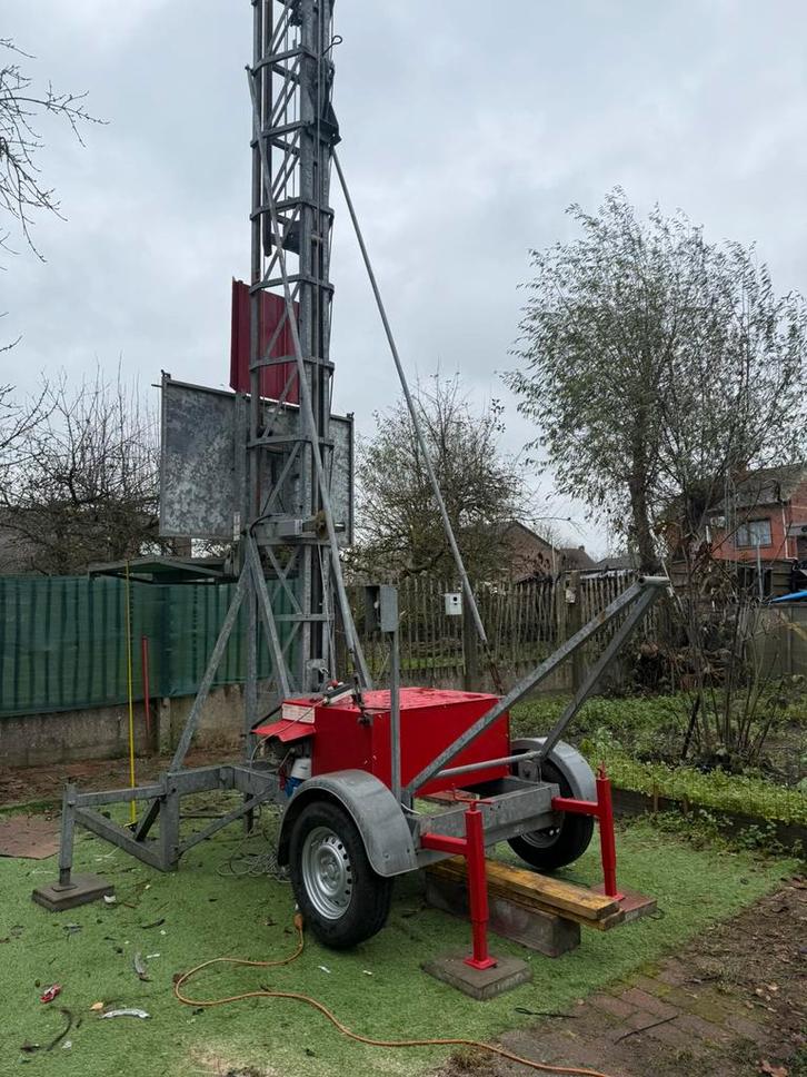 LMB bouwlift 220v snelverkeer, Doe-het-zelf en Verbouw, Ladders en Trappen, 4 meter of meer, Ophalen