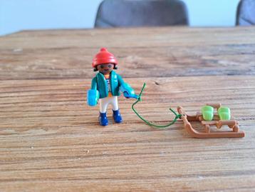 playmobil meisje met slee beschikbaar voor biedingen