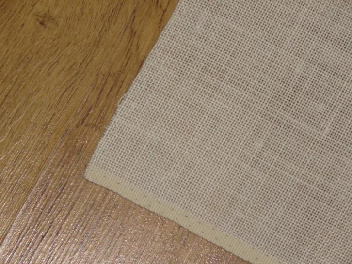 Kaaslinnen borduurstof 10 draads naturel 30 x 33 cm NIEUW, Hobby en Vrije tijd, Borduren en Borduurmachines, Nieuw, Onderdeel of Toebehoren