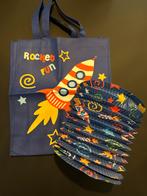 Lampion met bijpassend (snoep)tasje, raket/ruimte, Kinderen en Baby's, Ophalen of Verzenden, Nieuw