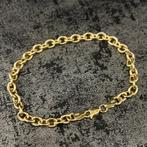 14k gouden armband jasseron schakel, Ophalen of Verzenden