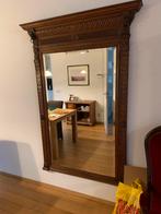 Antieke schouwspiegel, Antiek en Kunst, Antiek | Spiegels, 100 tot 150 cm, 150 tot 200 cm, Rechthoekig, Ophalen