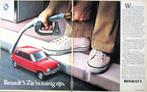 24 vintage advertenties reclames Renault autos 1956-08 auto, Verzenden, Gebruikt, Auto's