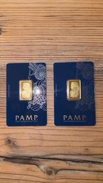2x 10g Gouden Baar PAMP Suisse, Ophalen of Verzenden, Goud