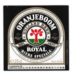 Bieretiket  Oranjeboom Royal ( zie omschrijving ), Verzamelen, Biermerken, Ophalen of Verzenden, Zo goed als nieuw, Overige typen
